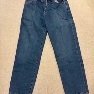 Calvin Klein Men's Blue Jeans 34x32 Straight Fit
